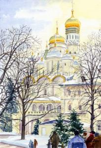 Kremlin Cathedral, Red Square, Moscow